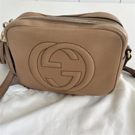 gucci soho crossbody tan|gucci soho crossbody on sale.